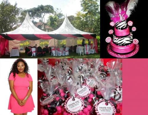 Pink and black party